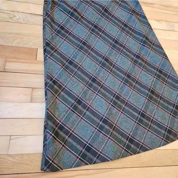 Vintage JM Collection Plaid Maxi Skirt - Picture 8 of 9
